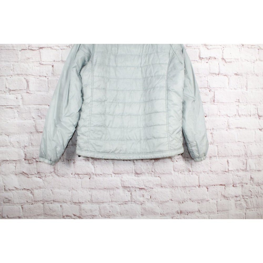 LL Bean Gray Nylon Lined Full Zip Waterproof Packable Jacket Size M - Picture 6 of 9